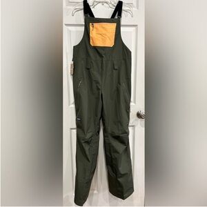 Patagonia Women's Medium Insulated Powder Town Ski Bibs Green NWT Snowboard